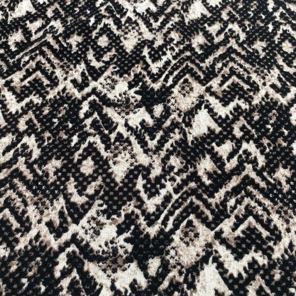 Mario Serrani Italy Top Womens Tan Black Leopard Print Long Sleeve Blouse Size M - Picture 14 of 14